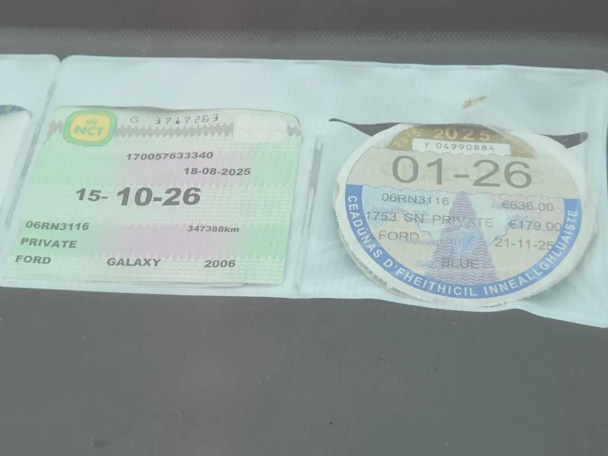 Ford galaxy tax+nct - Image 4