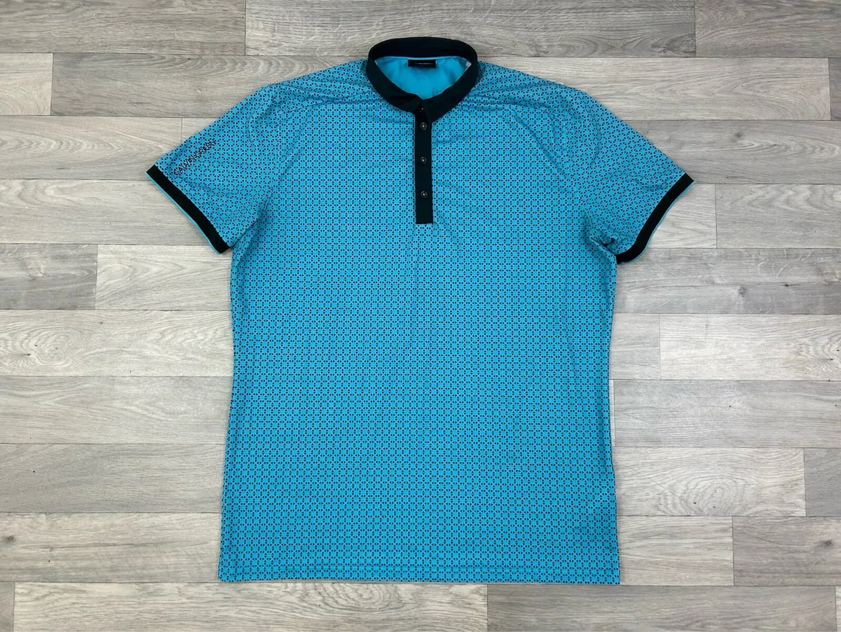 Galvin Green Patterned Golf Polo Shirt Mens XL - Image 1