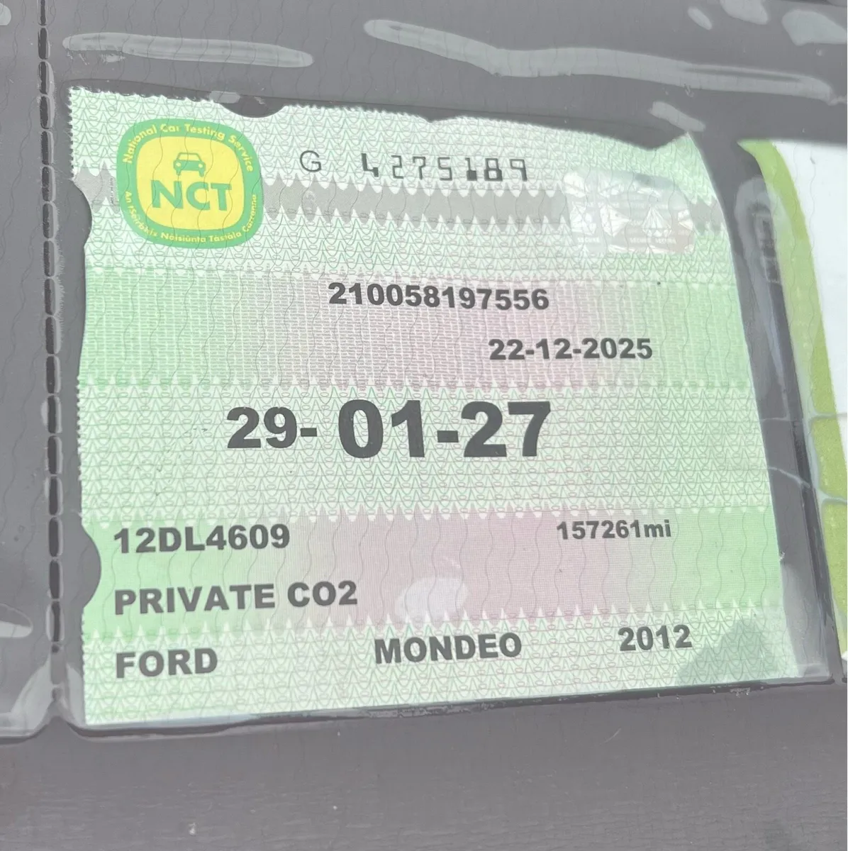 Ford Mondeo 2012 2.0 Diesel New NCT 2/27 - Image 3