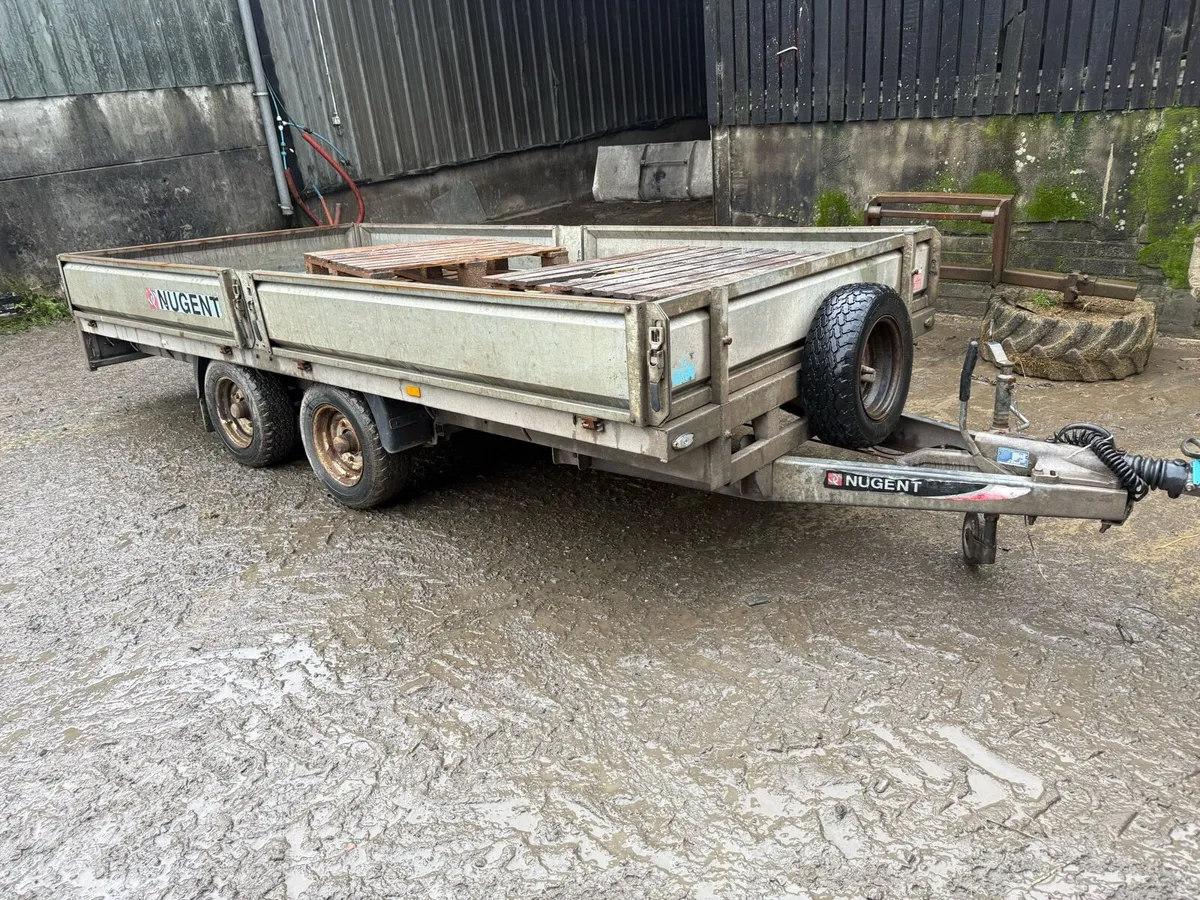 Nugent 14ft flat trailer - Image 1