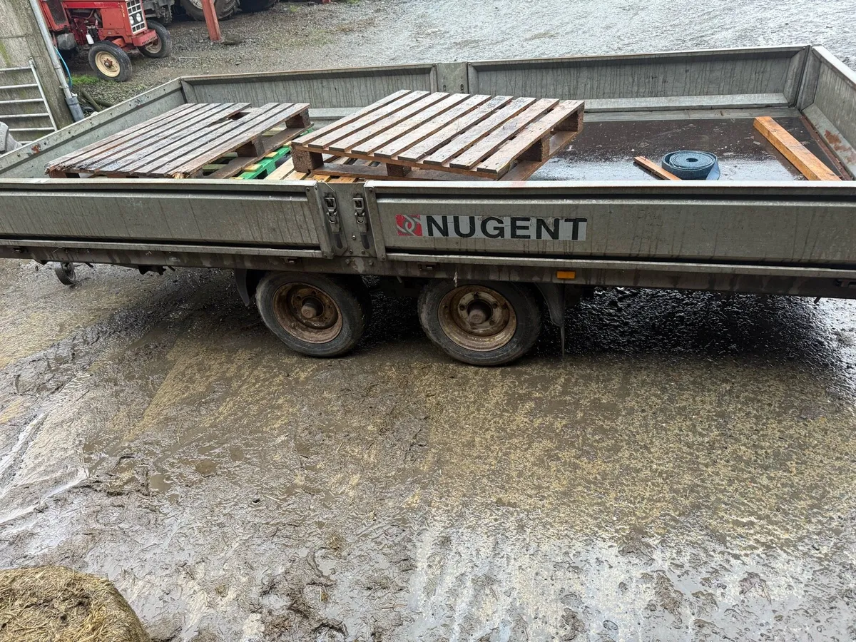 Nugent 14ft flat trailer - Image 3