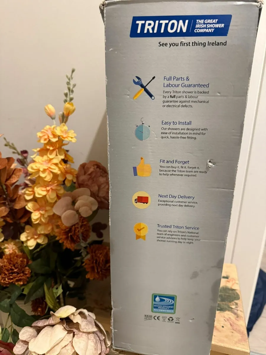 Triton T90 SR Gloss White Electric Shower, 9kW - Image 4