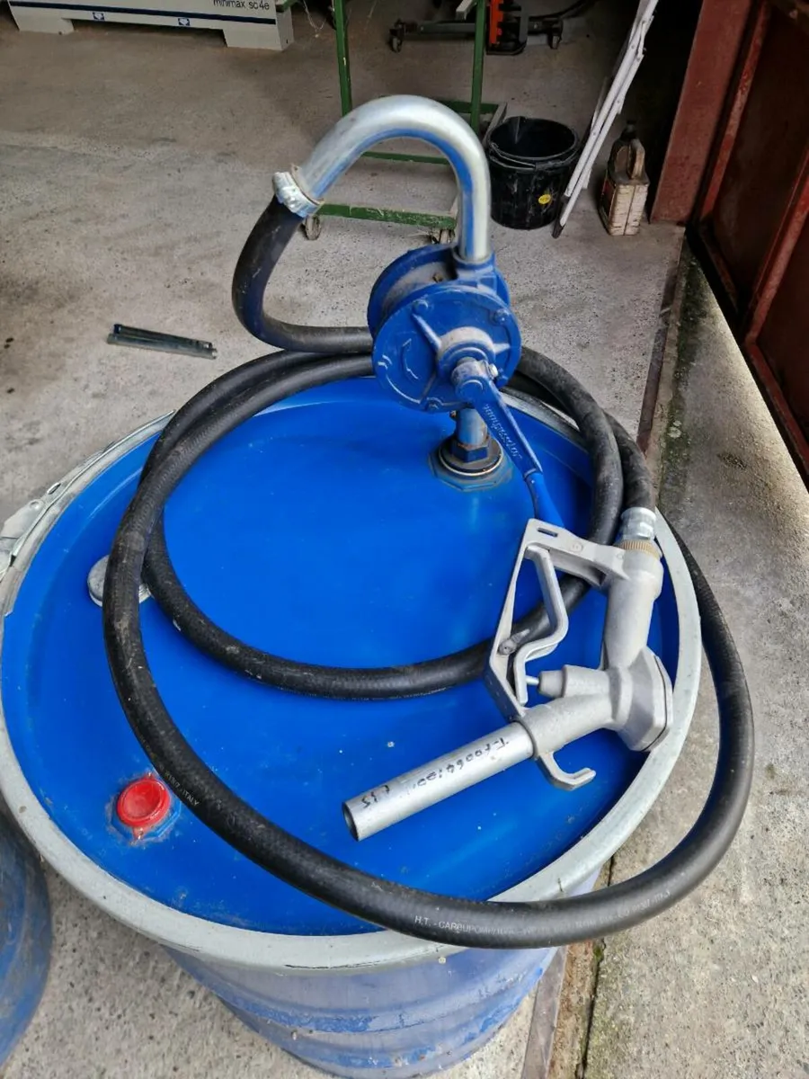 Diesel pump & barrel - Image 2