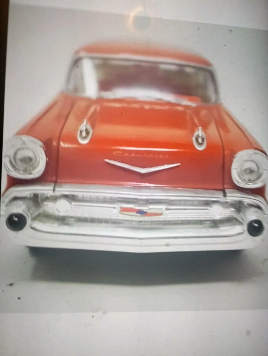 Vintage 1957  CHEVROLET'S BELL AIR NOMAD RED 1-24 - Image 3