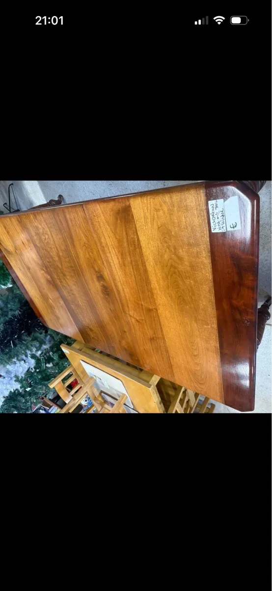 Victorian wind out table with winder - Image 3