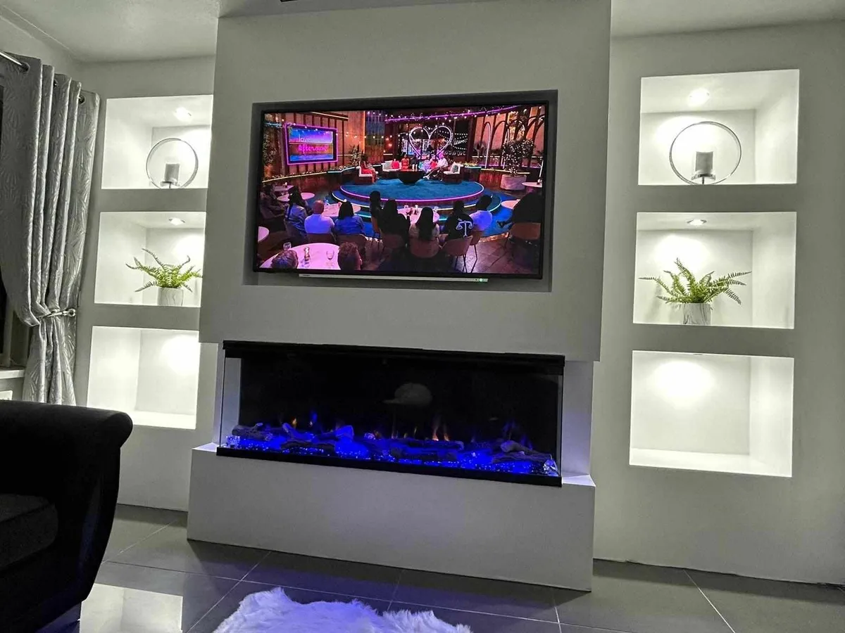 60" 3 sides electric fireplace.20% OFF. FREE DELIV - Image 3