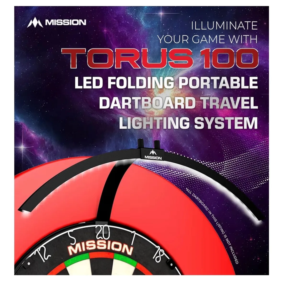 Mission Darts Torus100 LED light - Image 2