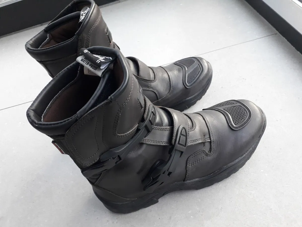 Richa Colt Short Motorcycle Boots - Brown - Image 2