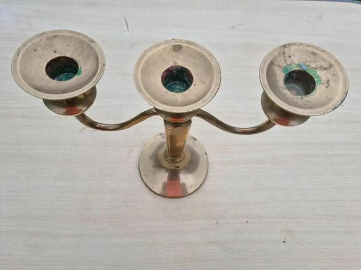 Vintage brass candlestick - Image 4