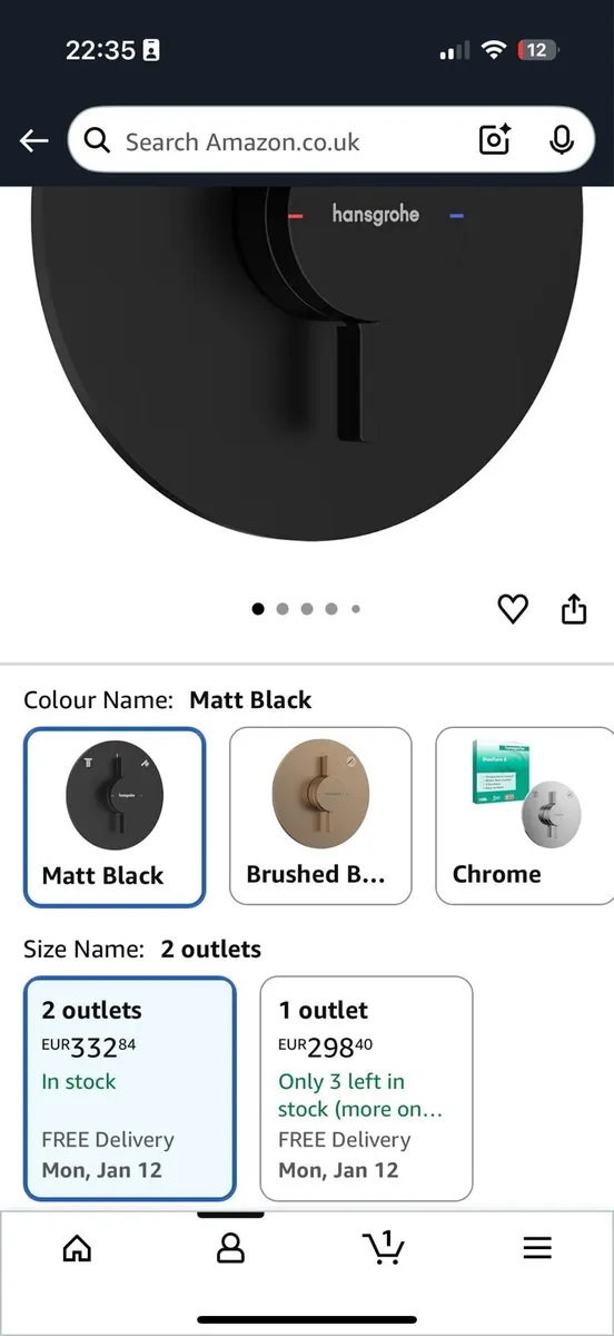 Hansgrohe Shower Mixer - Image 3