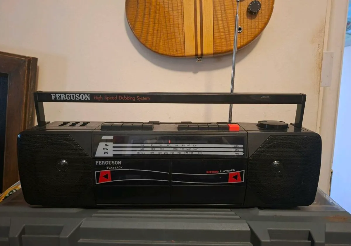 Vintage Ferguson double cassette player/recorder - Image 1