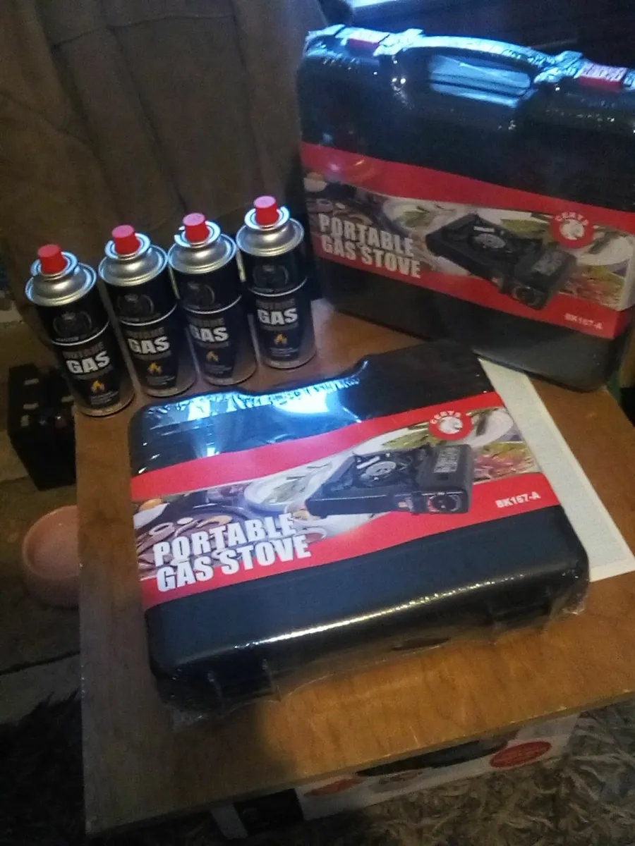 portable gas stove, camping, power cut or work - Image 1