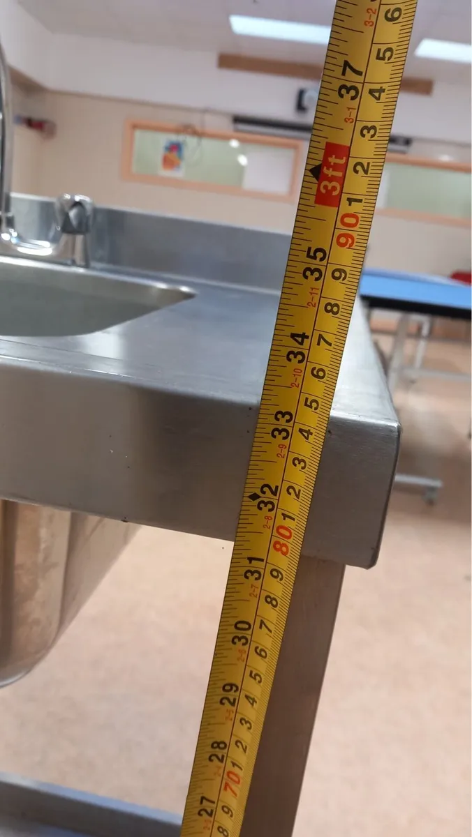 Stainless steel sink & draining board - Image 2