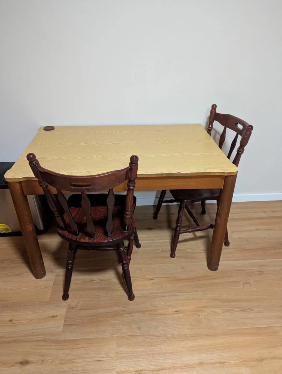Dining table and chair 2