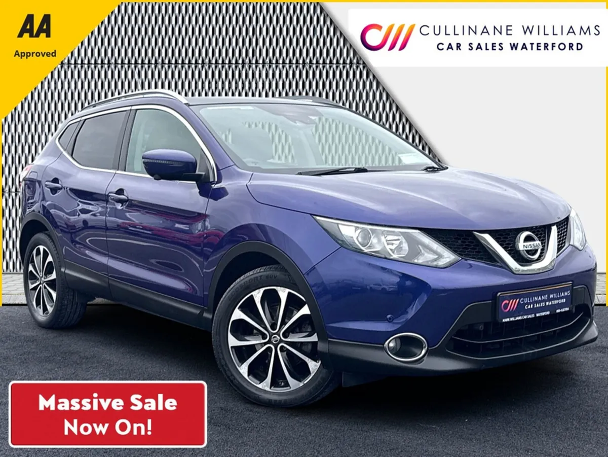 Nissan Qashqai 2016 1.5DCI NTEC+ 110BHP €59PW WITH - Image 1
