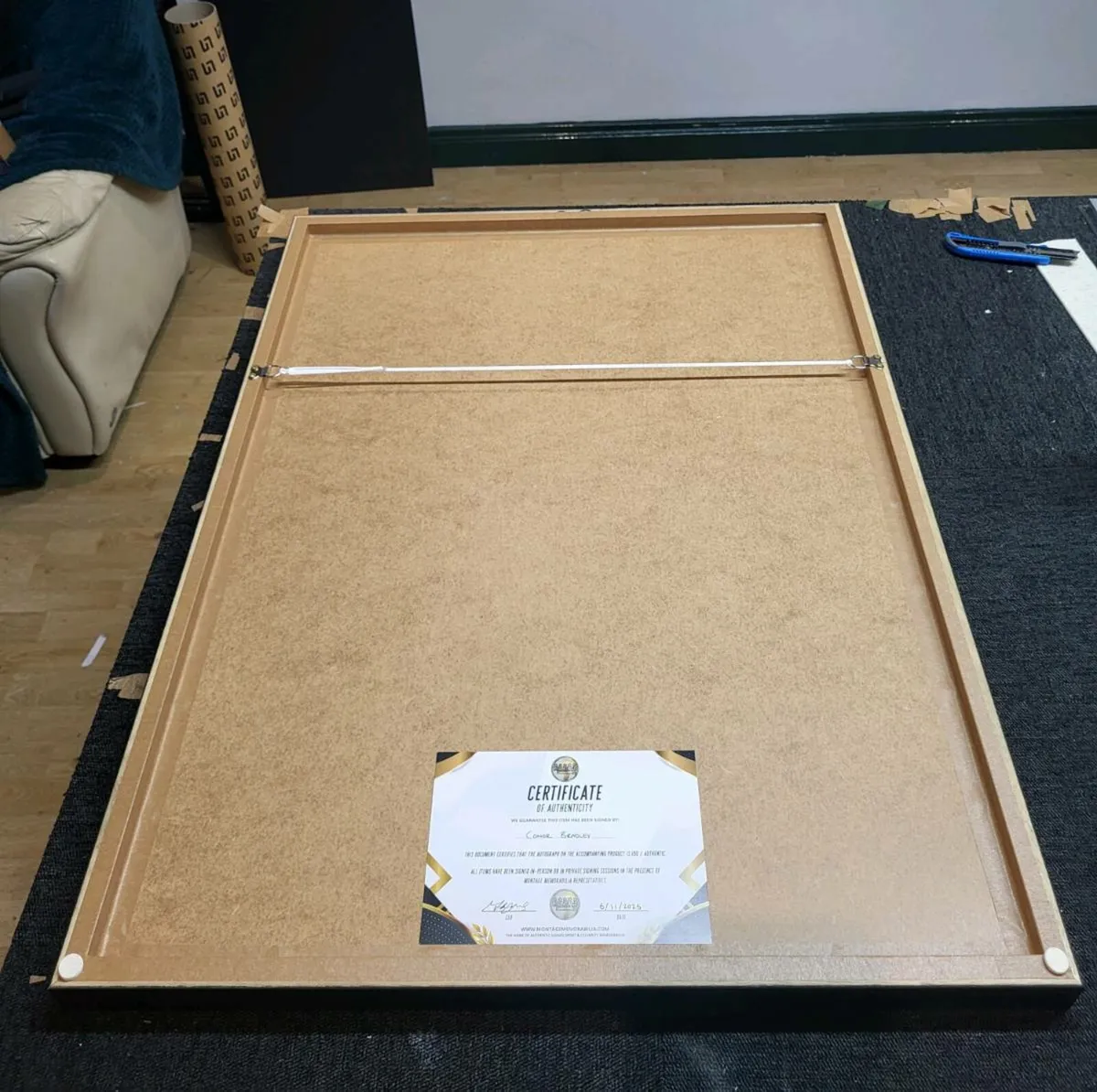 Conor Bradley Framed Signed Liverpool Shirt - Image 4