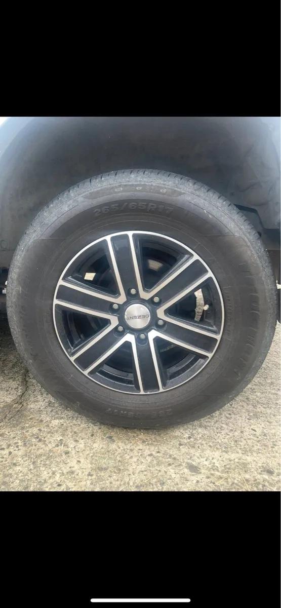 2x sets of alloys and tyres (6/139.7) - Image 2