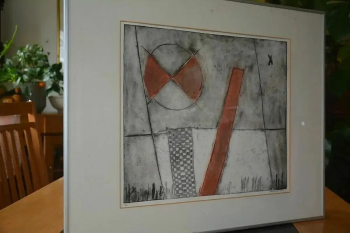Modern drypoint etchings by Marjan Smit - Image 1