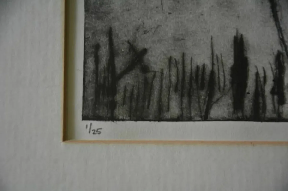 Modern drypoint etchings by Marjan Smit - Image 4