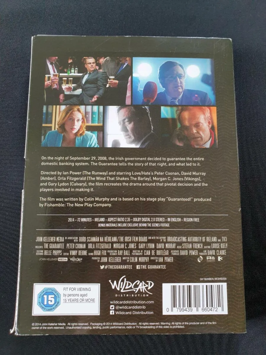 The Guarantee 2014 DVD Irish Banking Crisis Film - Image 2