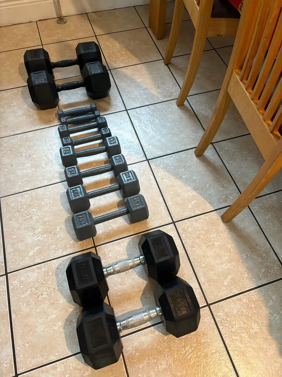 107KG DUMBBELL SET!! VARIOUS SIZES!!!