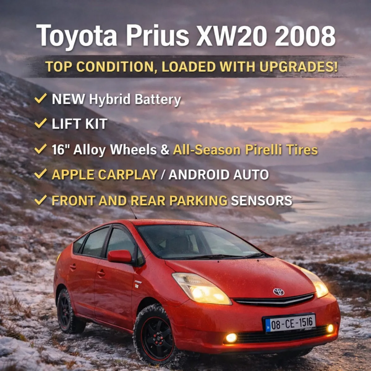 Toyota Prius 2008 High specs Automatic Hybrid - Image 1