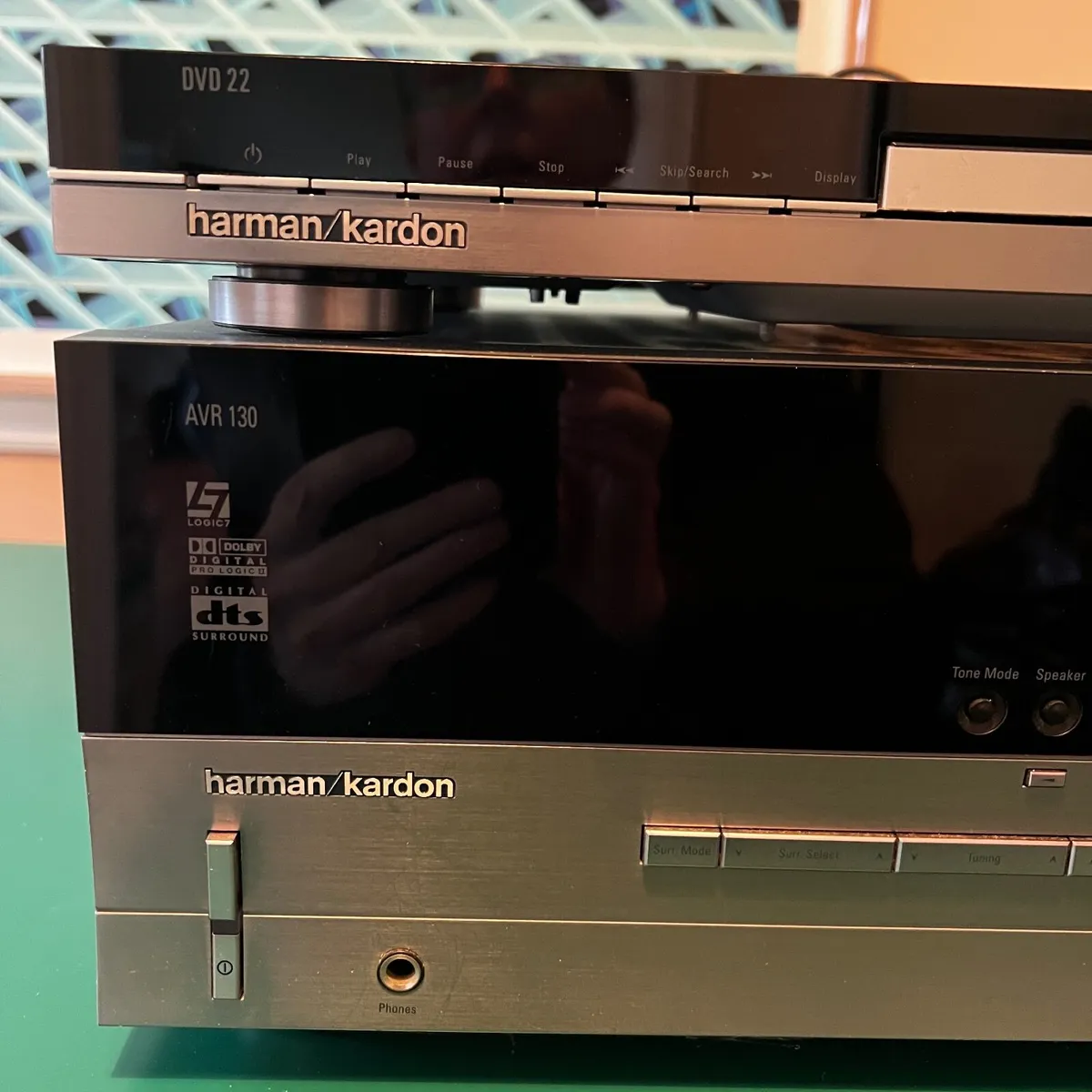 Surround sound, Harman Kardon AVR + DVD, Kef speak - Image 3