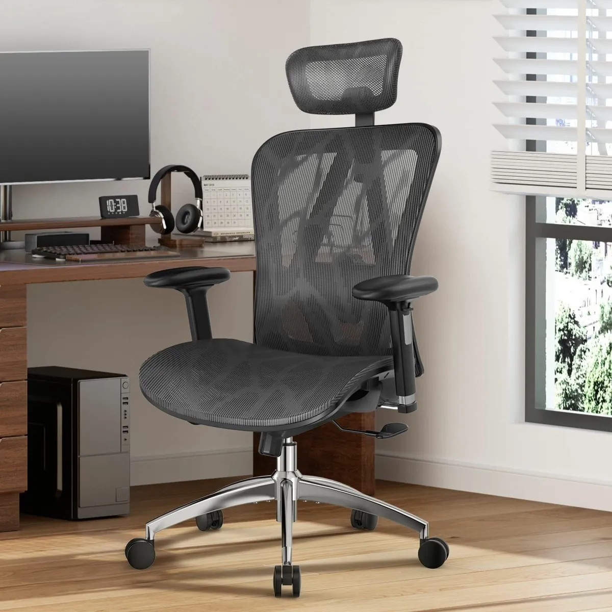 Ergonomic Office Chair Back Support Mesh Computer - Image 1