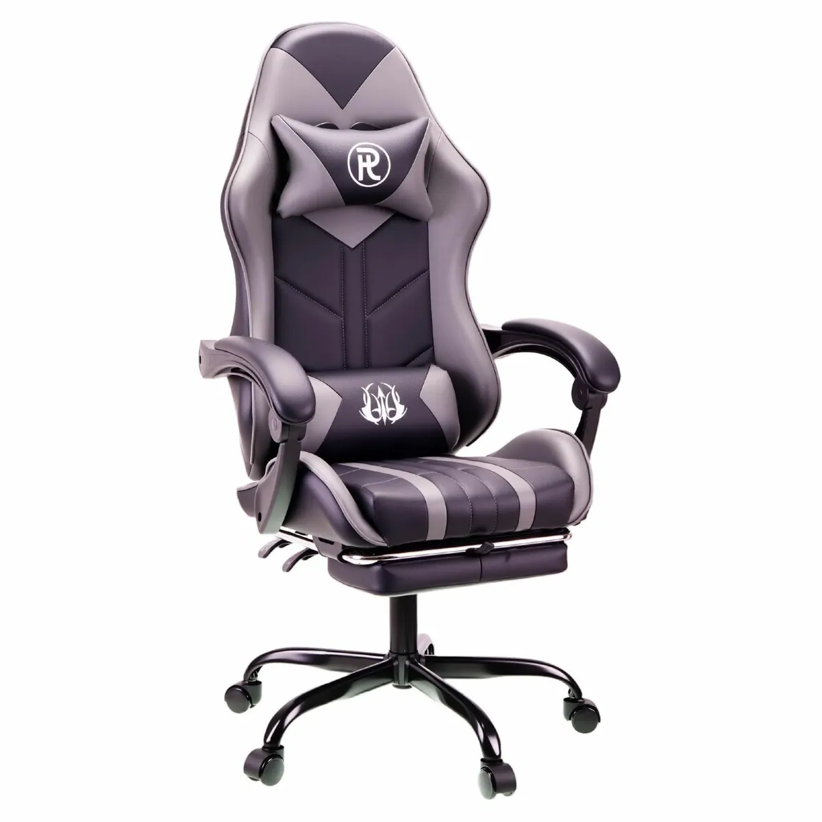 Gaming Chair with Footrest Lumbar Support - Image 1