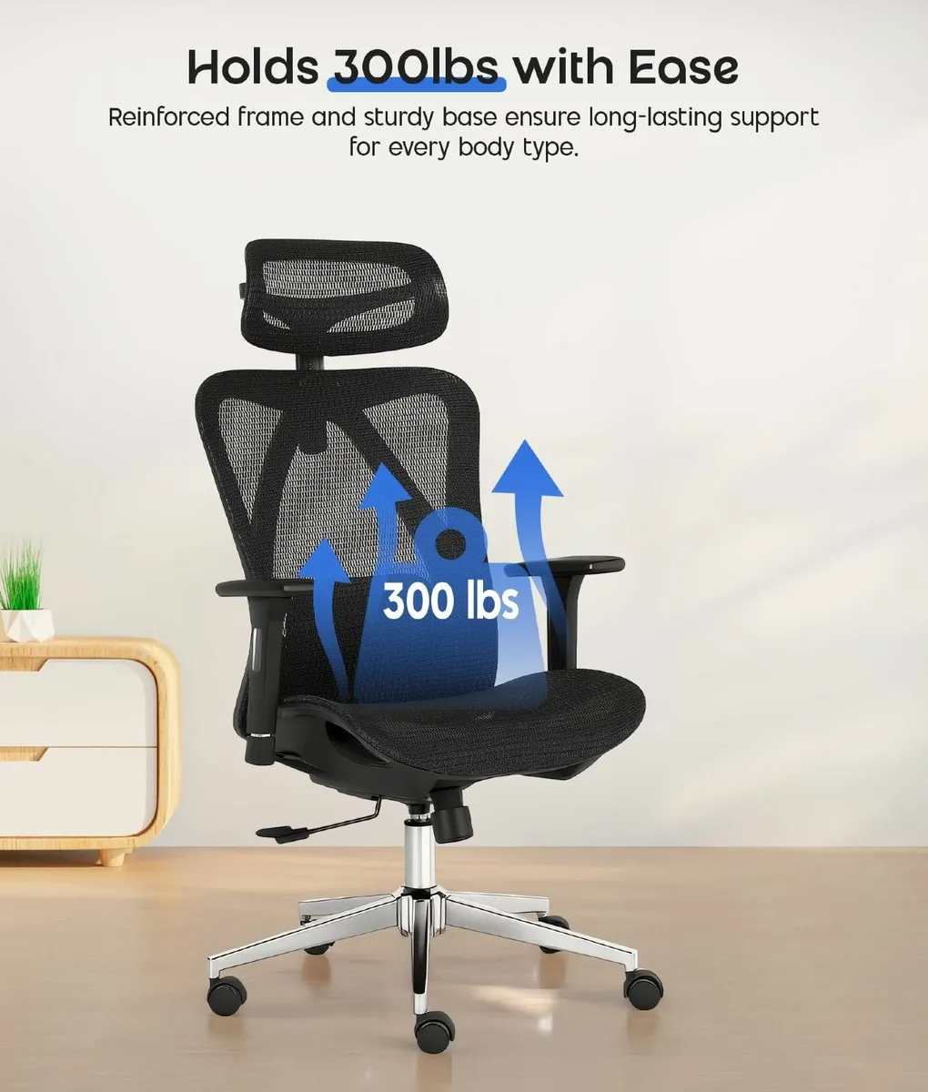 Ergonomic Office Chair with Adjustable Lumbar - Image 2