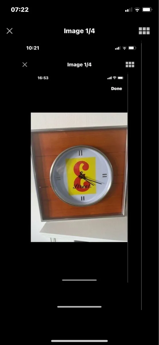 Rare J& B Whisky Bar Clock - Image 1