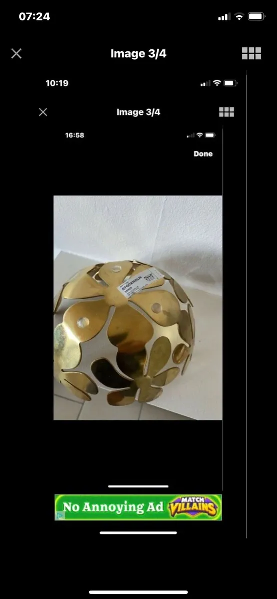 Vintage Brass Fruit Bowl - Image 3