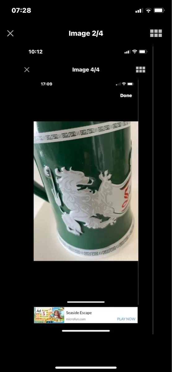 Rare San Miguel Ceramic Tankard - Image 2