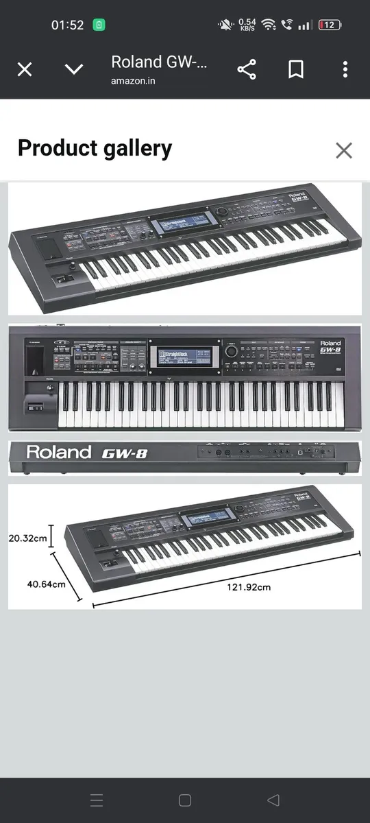 Roland GW8 workstation