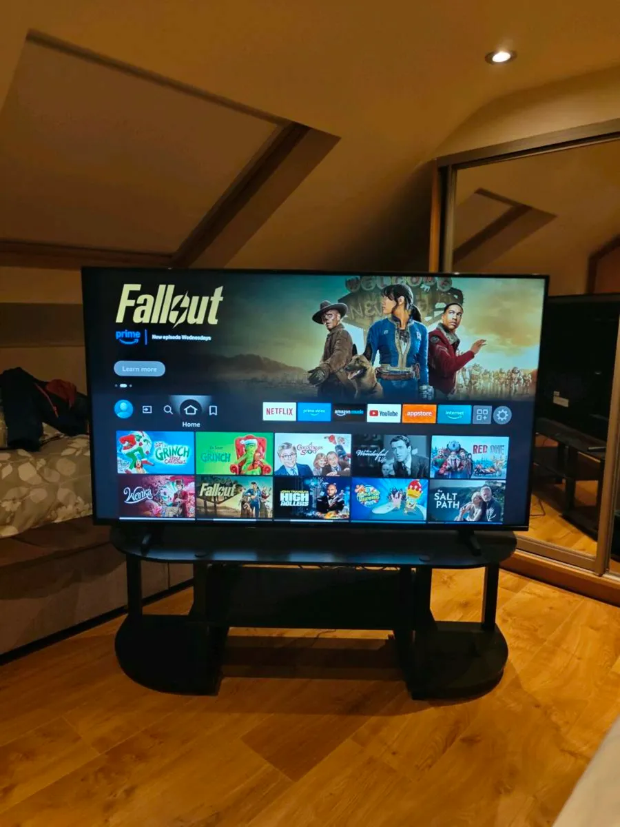 55inch JVC Fire TV + stand