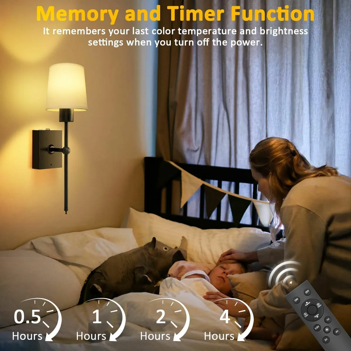 Rechargeable Wall Lights Indoor Battery Operated - Image 3