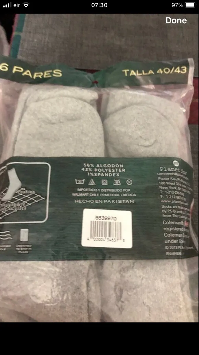 Mens new socks €5 - Image 4