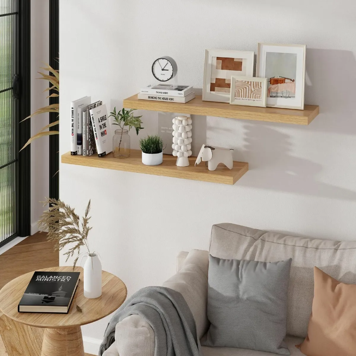 Floating Shelves for Wall 90CM Long Set of 2 - Image 1