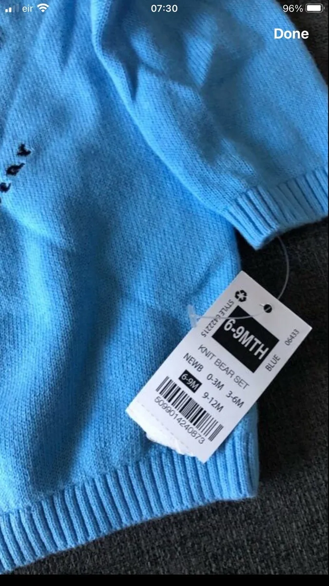 Boys BNWT jumper 6/9 mths €5 - Image 3