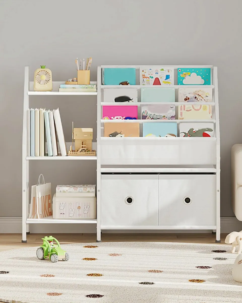 Kids Bookshelf and Toy Storage Children's - Image 3