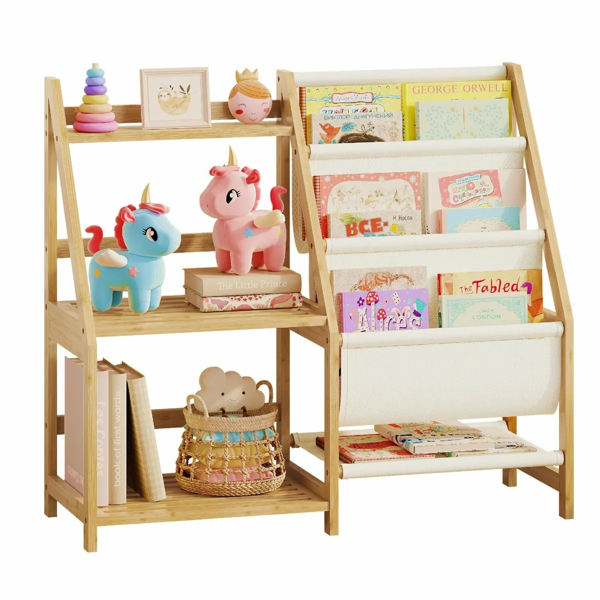 Kids Bookshelf and Toy Storage 3 Tier Toddler - Image 1
