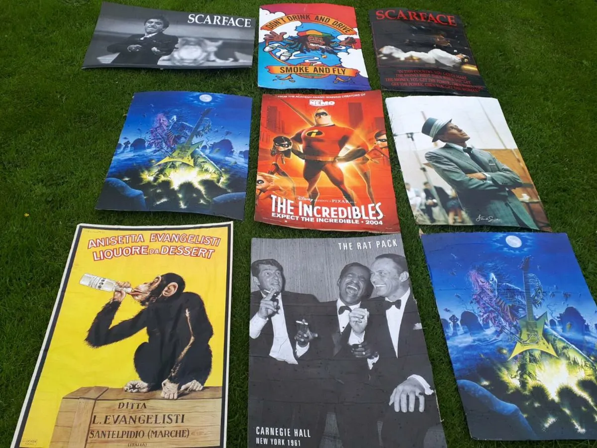 Large Cardboard Cinema Posters - Image 2