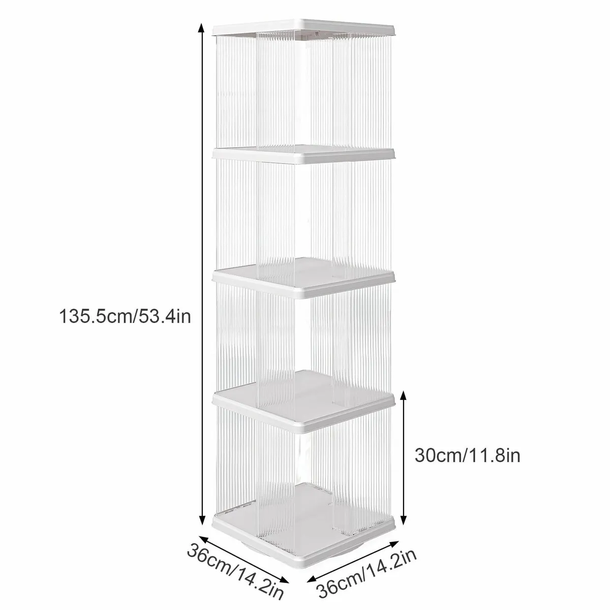 Rotating Bookshelf Small Corner for Space 360 - Image 2