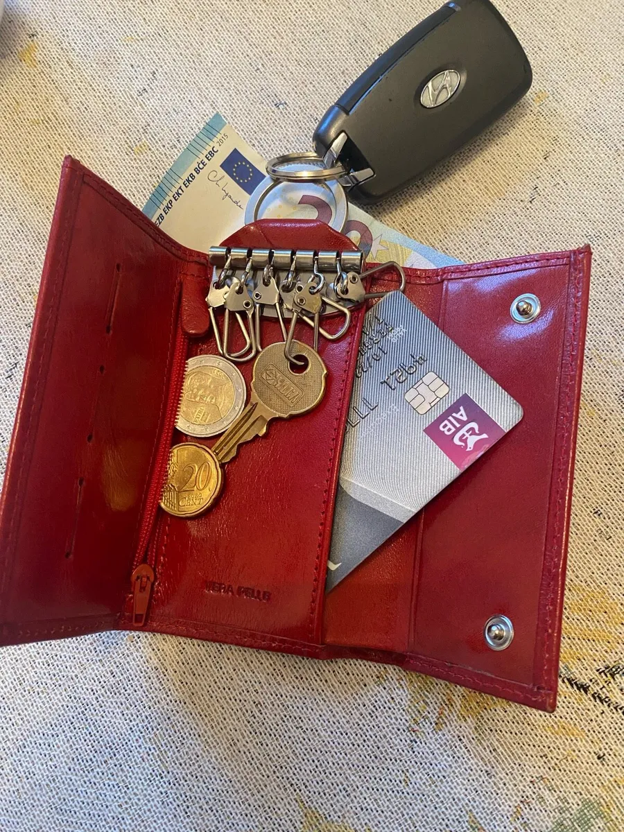 Vera Pelle Leather Key Wallet - Image 1