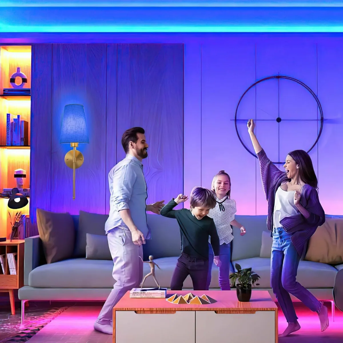 Wall Lights Battery Operated Sconces Set Of - Image 2