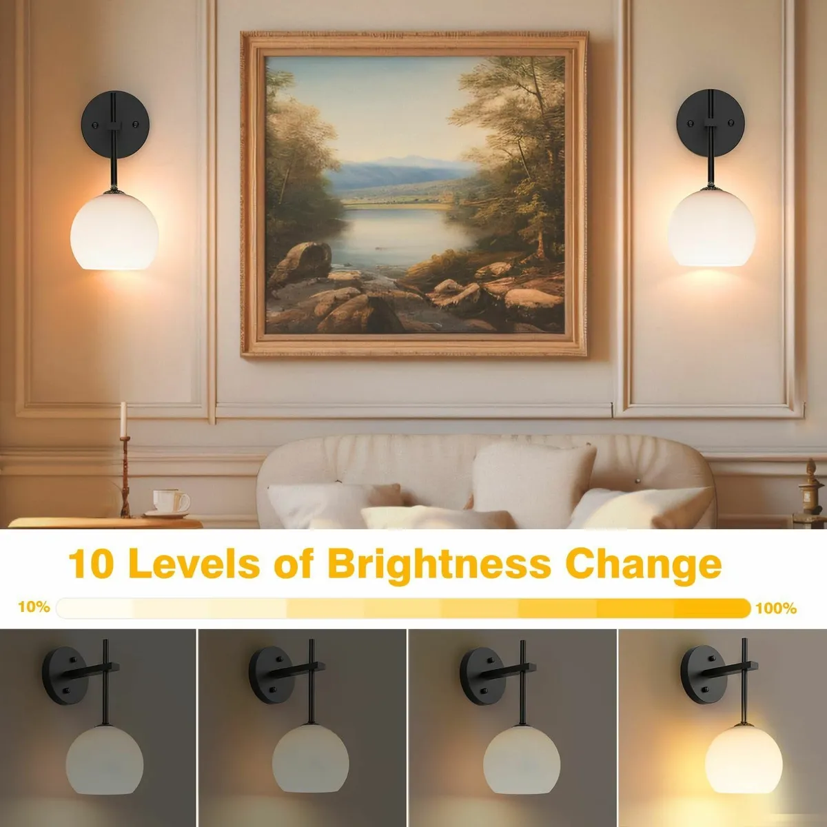 Rechargeable Wall Light Indoor Battery Operated - Image 4