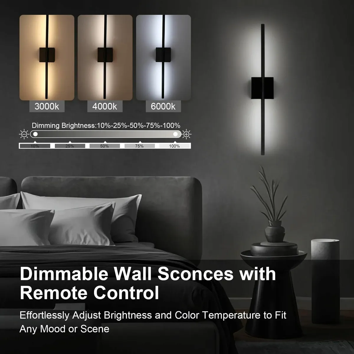 Battery Operated Wall Lights Indoor - Dimmable - Image 4