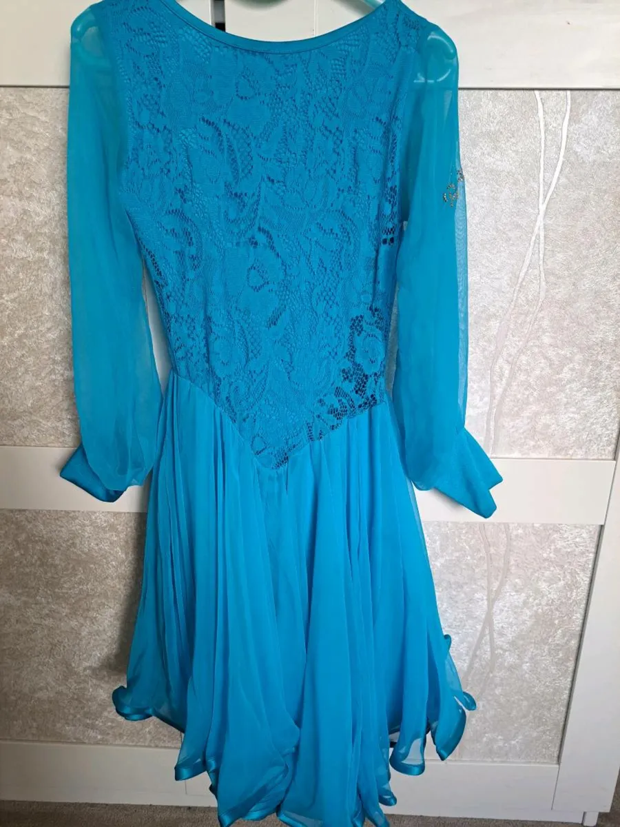 Pure Class Ballroom Latin Juvenile Dress 8-9 - Image 1