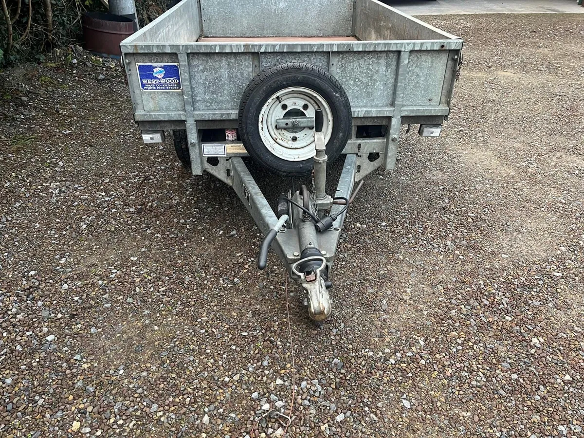 Ifor Williams 8x5 drop side double axel trailer - Image 3