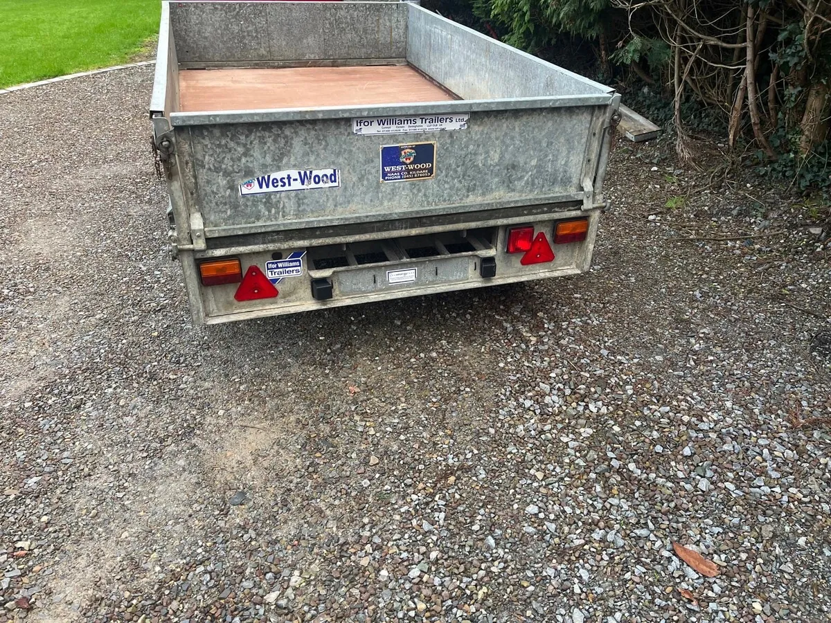 Ifor Williams 8x5 drop side double axel trailer - Image 4